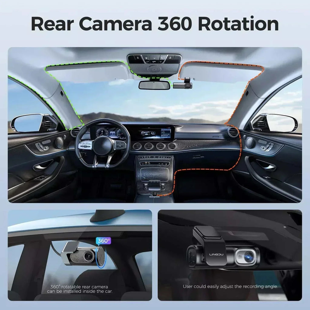 LINGDU D600 4k Dash front and rear