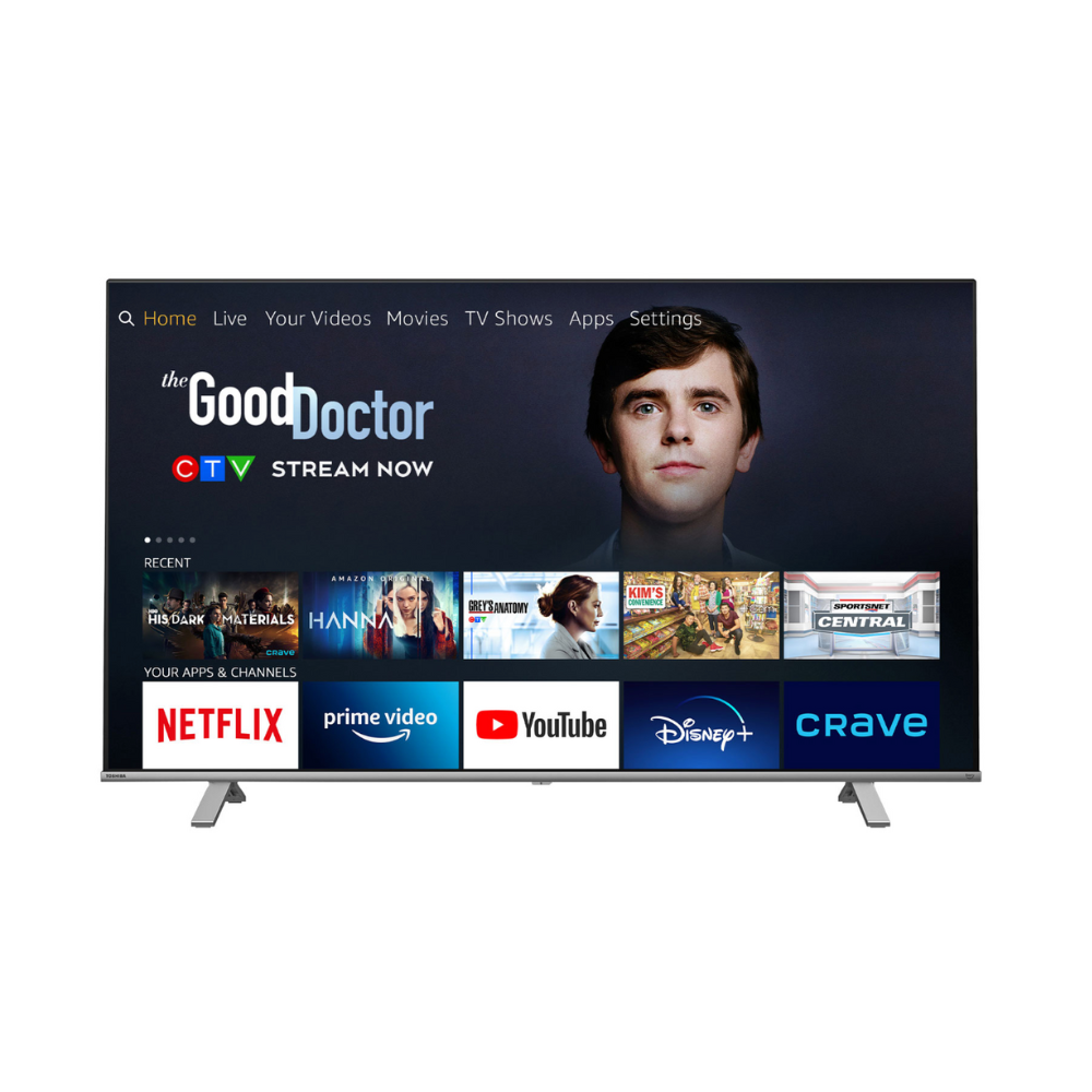 Téléviseur Toshiba 55" 4K UHD HDR LED intelligent Fire TV Edition (55C350NC)