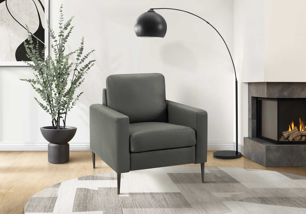 Fauteuil de 32" de Monarch - RA-02 - PU gris (8J31A02)