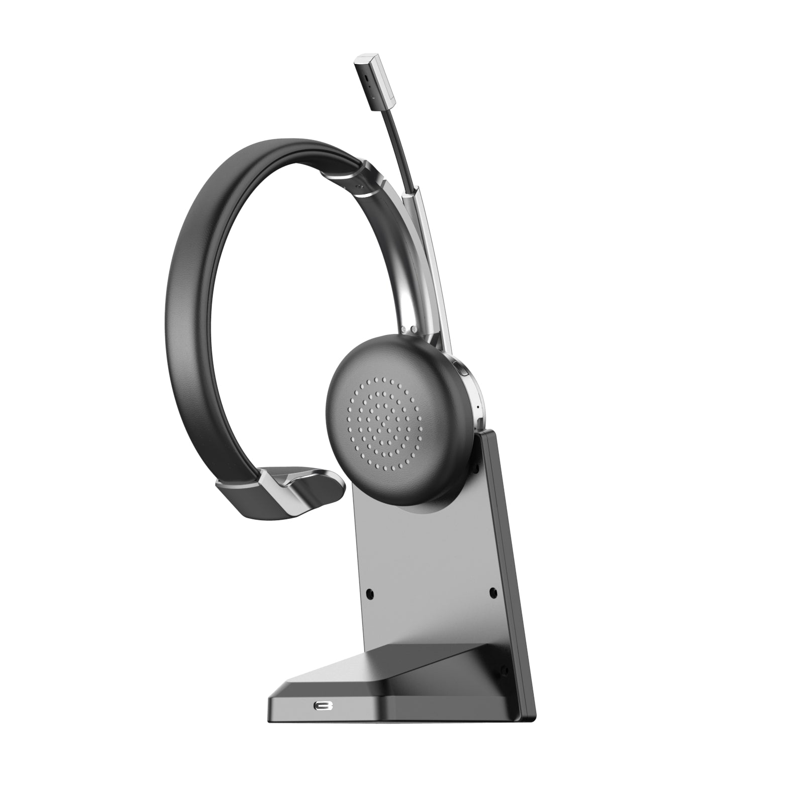 ProComm™ Professional Bluetooth Headset for Microsoft Teams & Call Centers – Wireless Headset with Noise-Cancelling Microphone, USB Dongle & Charging Base – Office, VoIP & Trucker Use