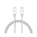 Câble Rockstone  USB-C vers USB-C  100 W  1 mètre - Blanc