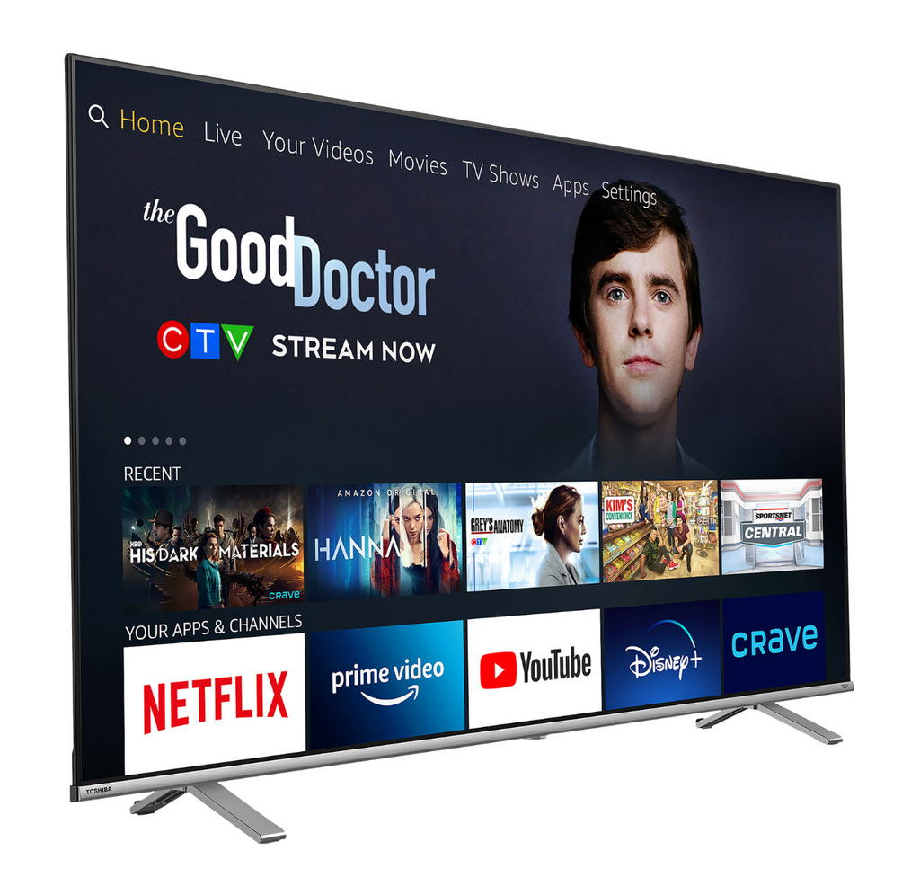 Téléviseur Toshiba 65" 4K UHD HDR LED intelligent Fire TV Edition (65C350LC)