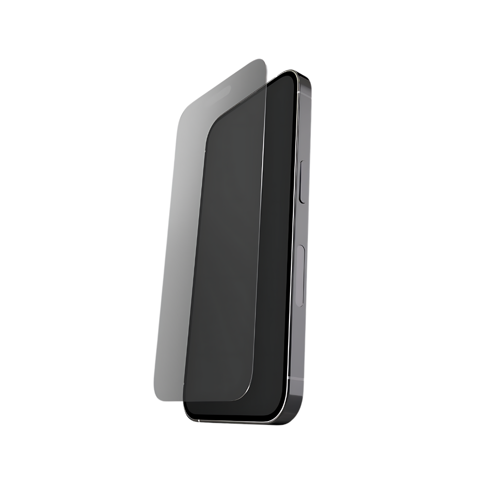 Verre trempé Gator pour iPhone 15 Pro Max Anti-static - noir