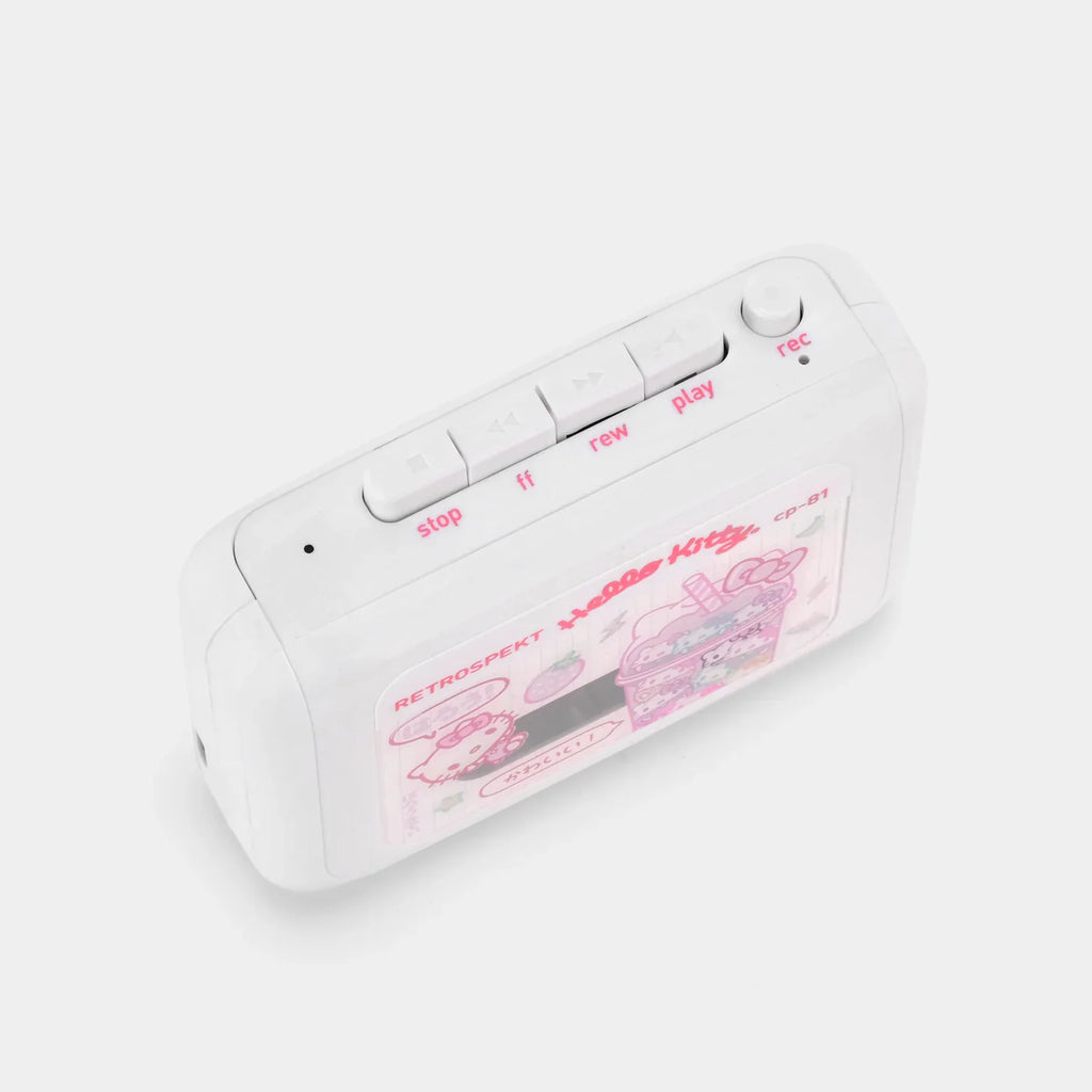 Retrospekt x Hello Kitty Walkman - Strawberry Kawaii  - CP-81 Portable Cassette Player