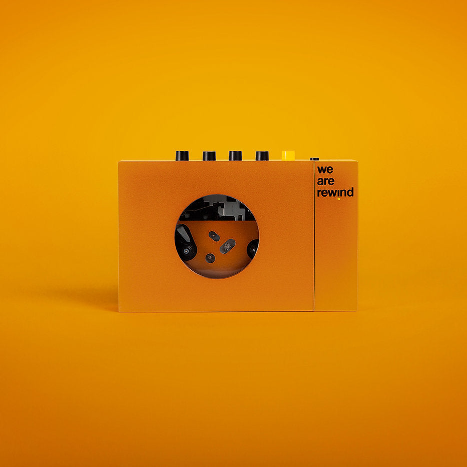 We Are Rewind  - Orange - Portable Cassette Player