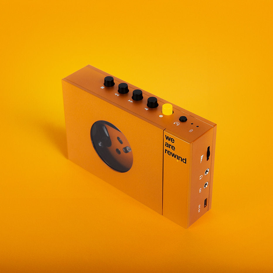 We Are Rewind  - Orange - Portable Cassette Player