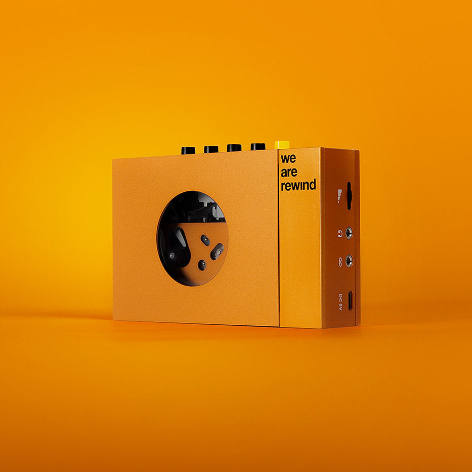 We Are Rewind  - Orange - Portable Cassette Player