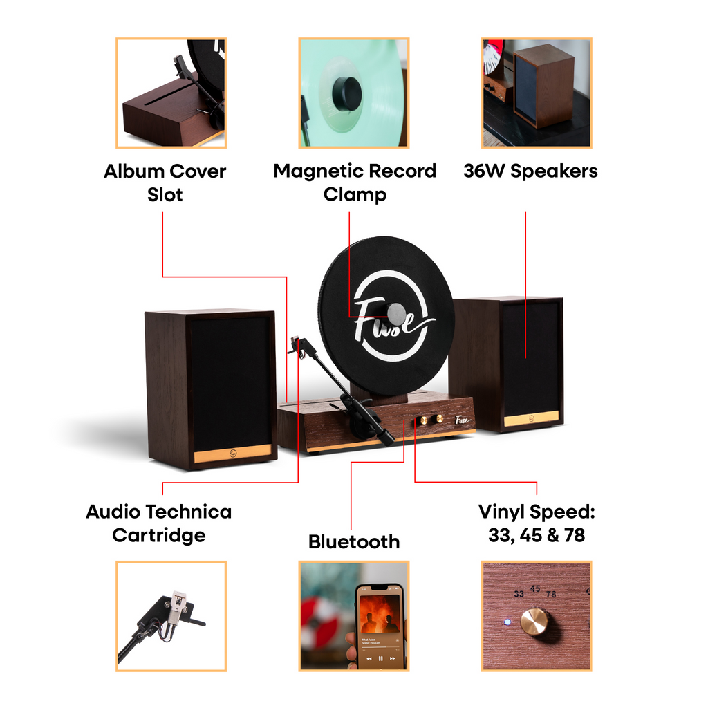 Sound Worth Experiencing — GLD Vertical Vinyl Record Player (Copy)