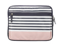 Housse de Modal pour portable de 14 po - Gris rayé/Rose